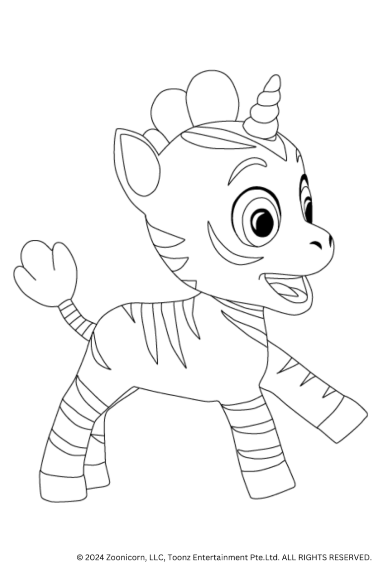 Zoonicorn Ausmalbild Inie 2