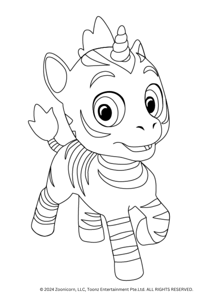 Zoonicorn Ausmalbild Valeo 2