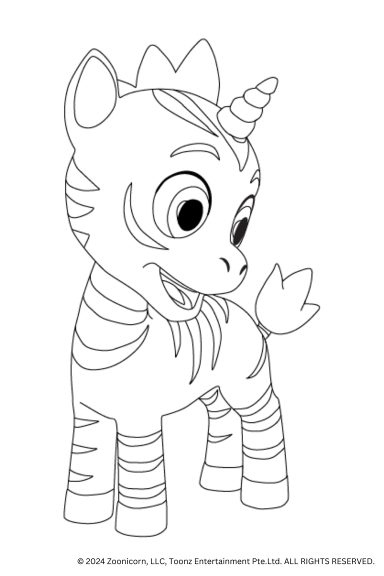 Zoonicorn Ausmalbild Valeo 1