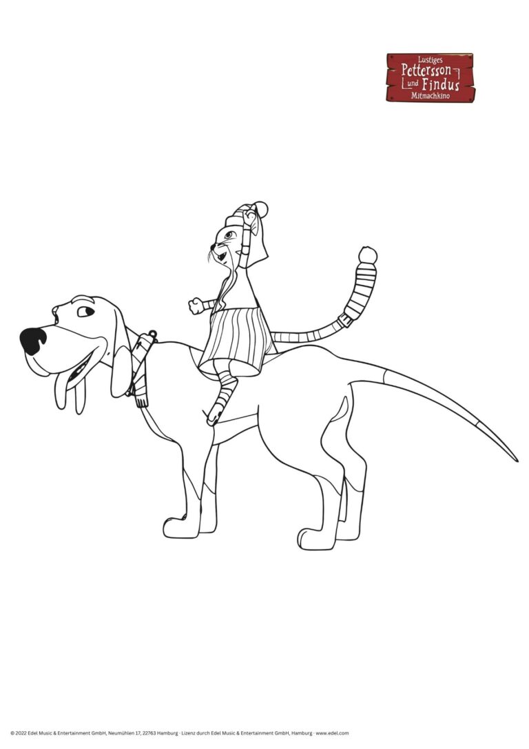 Findus Ausmalbild 3