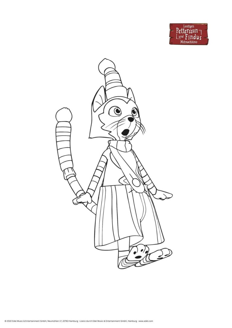 Findus Ausmalbild 4