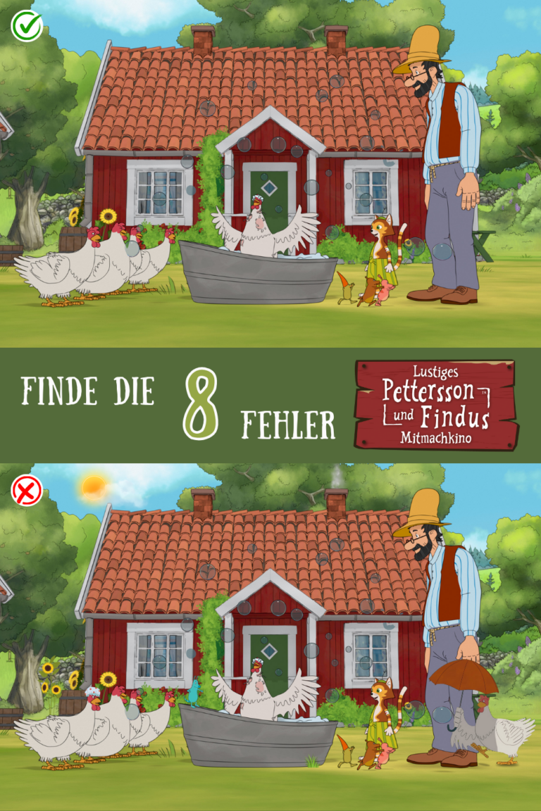 Pettersson und Findus Fehlersuche