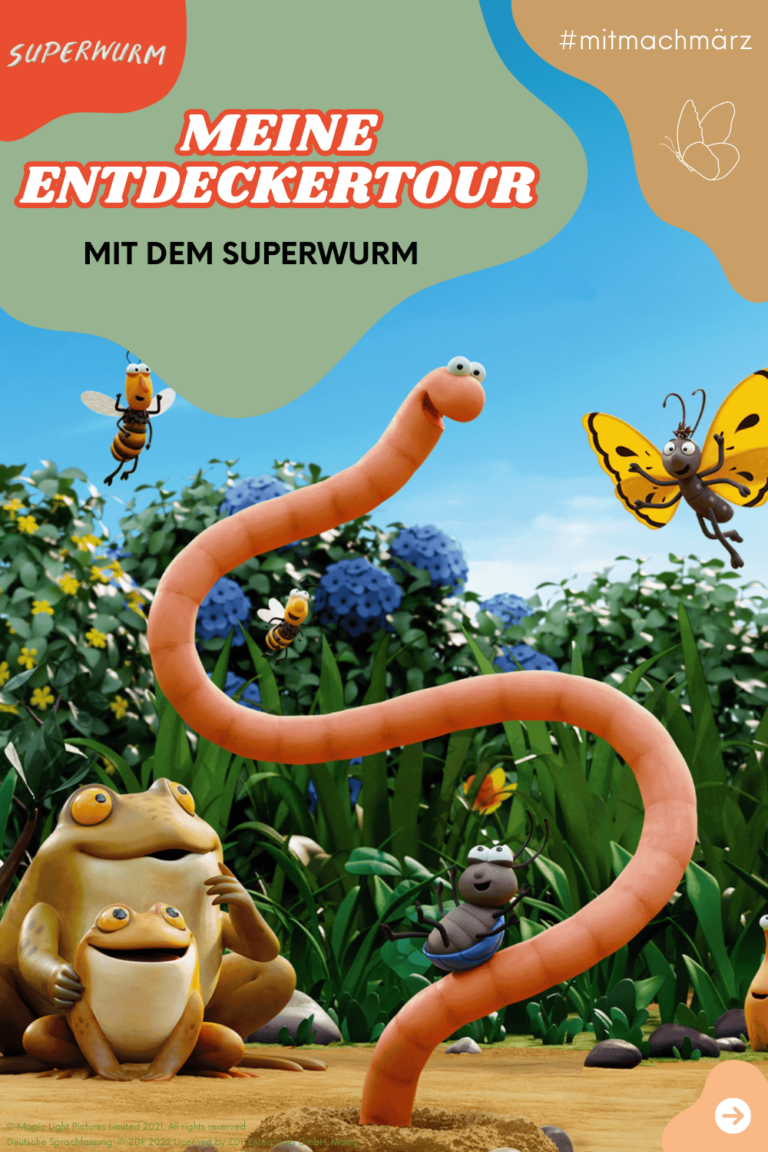 Superwurm: Insekten entdecken für Kinder